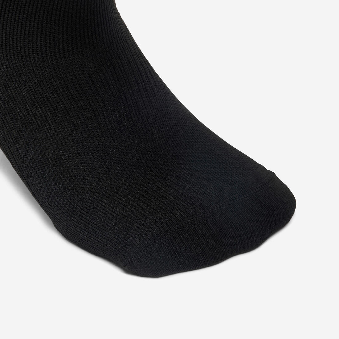 Chaussettes mi-hautes de fitness x2, grises et blanches