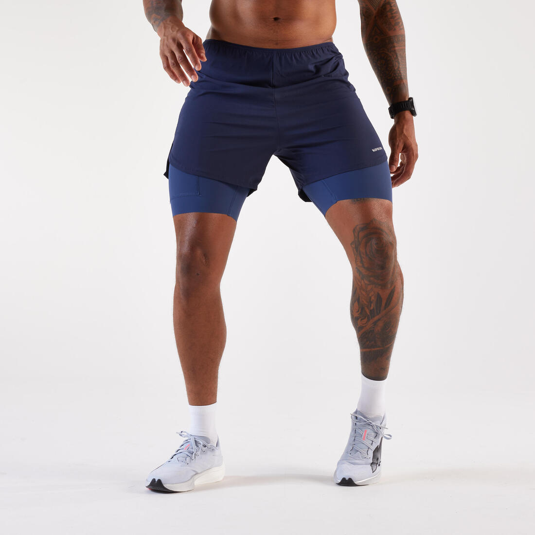 Chaussures de Running Homme, Kiprun KD900 light blanc et