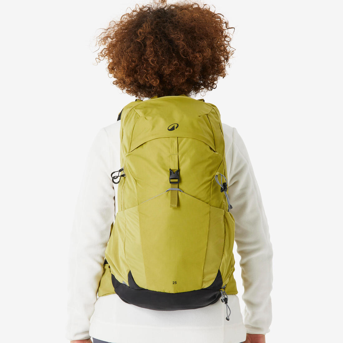 Sac à dos de randonnée ventilé 25L, MH500 khaki
