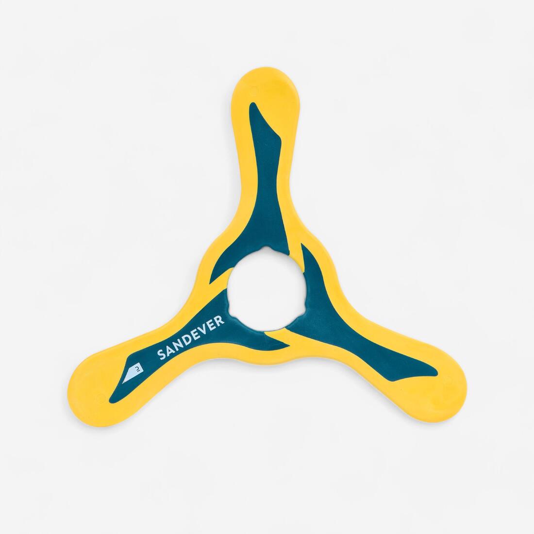 Boomerang GAUCHER avec un bon retour, contour en matière souple