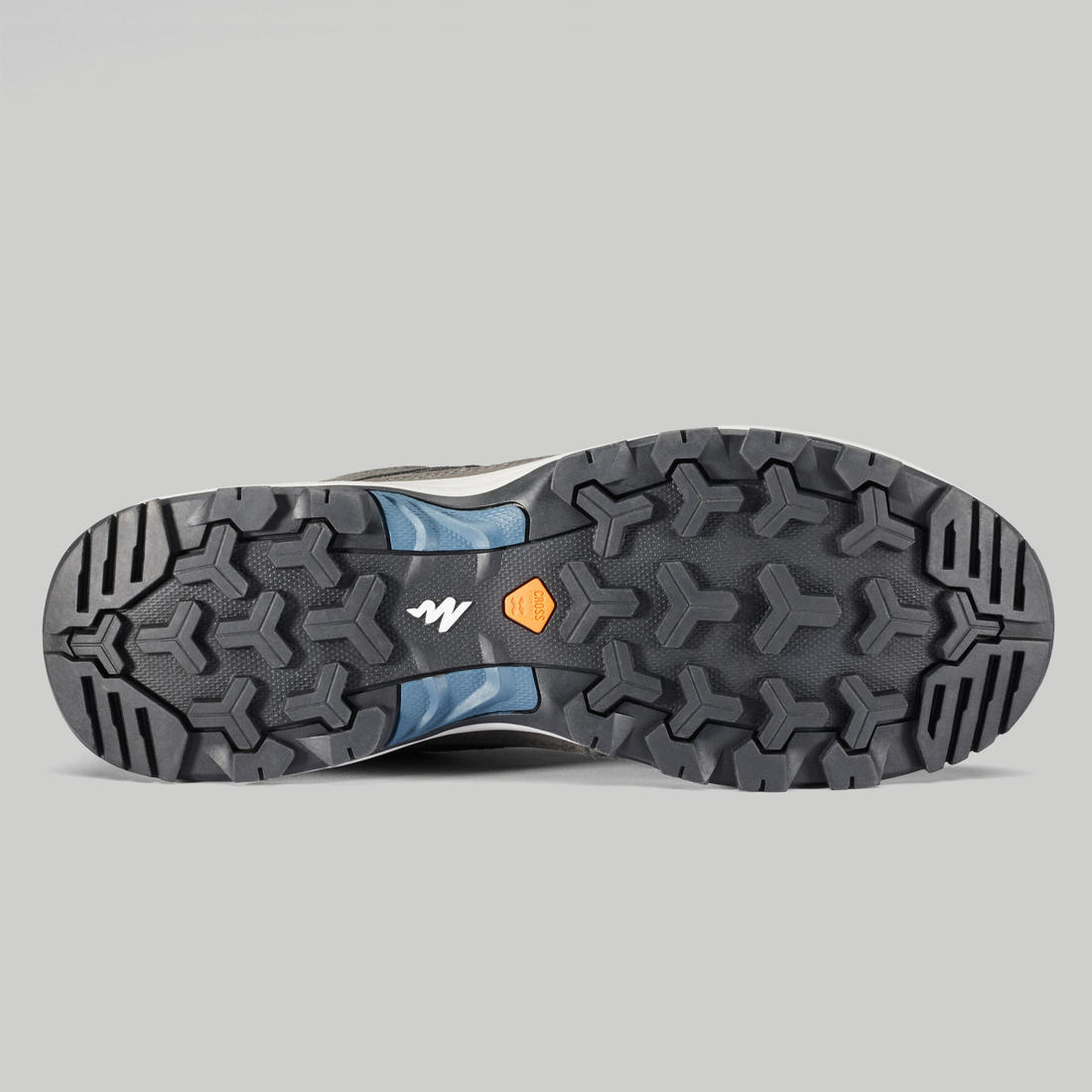 Chaussures de randonnée montagne, homme MH100 gris
