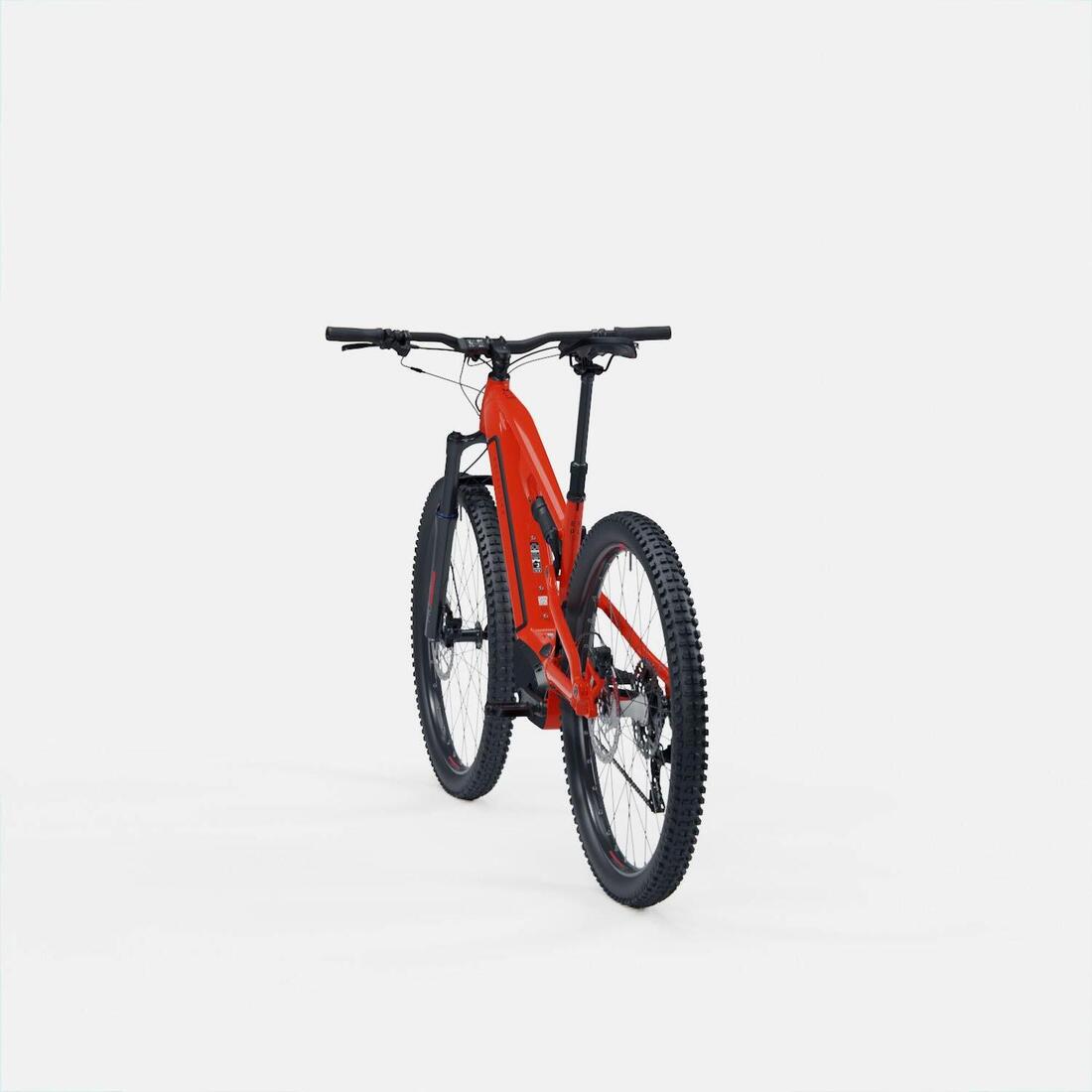 Vélo VTT électrique tout suspendu 29" - E-EXPL 520 S Rouge vif