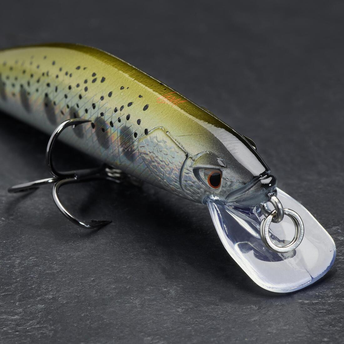 POISSON NAGEUR TRUITE MINNOW WXM MNWFS 70 US BROWN YAMAME