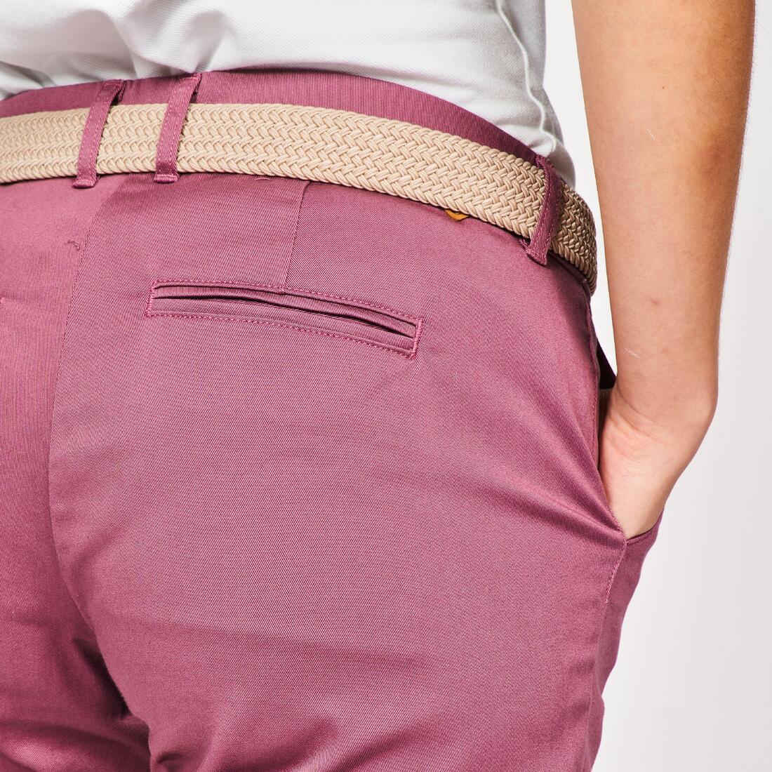 Short chino coton golf Femme, MW500