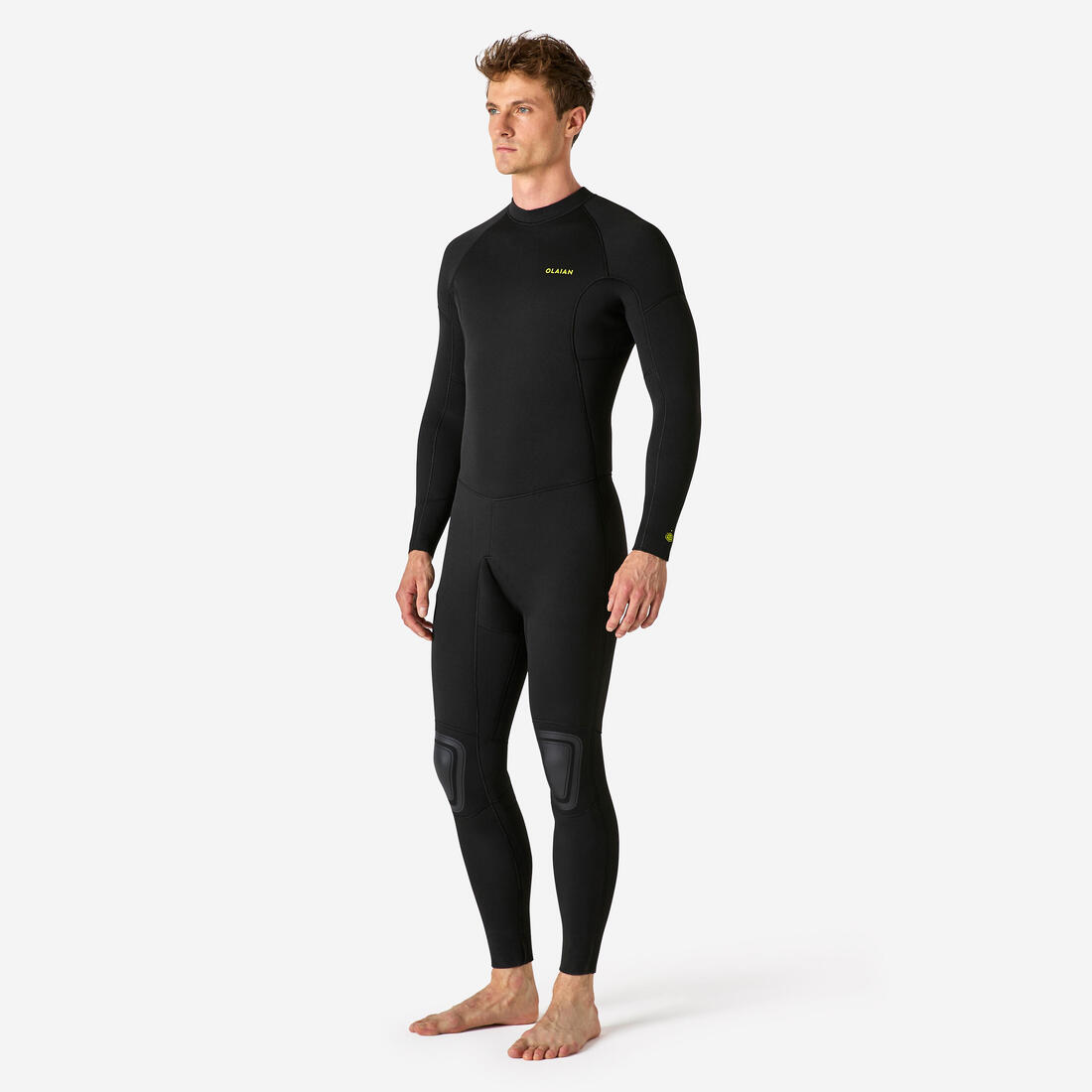 Combinaison SURF 100 Néoprène 4/3 mm homme noire