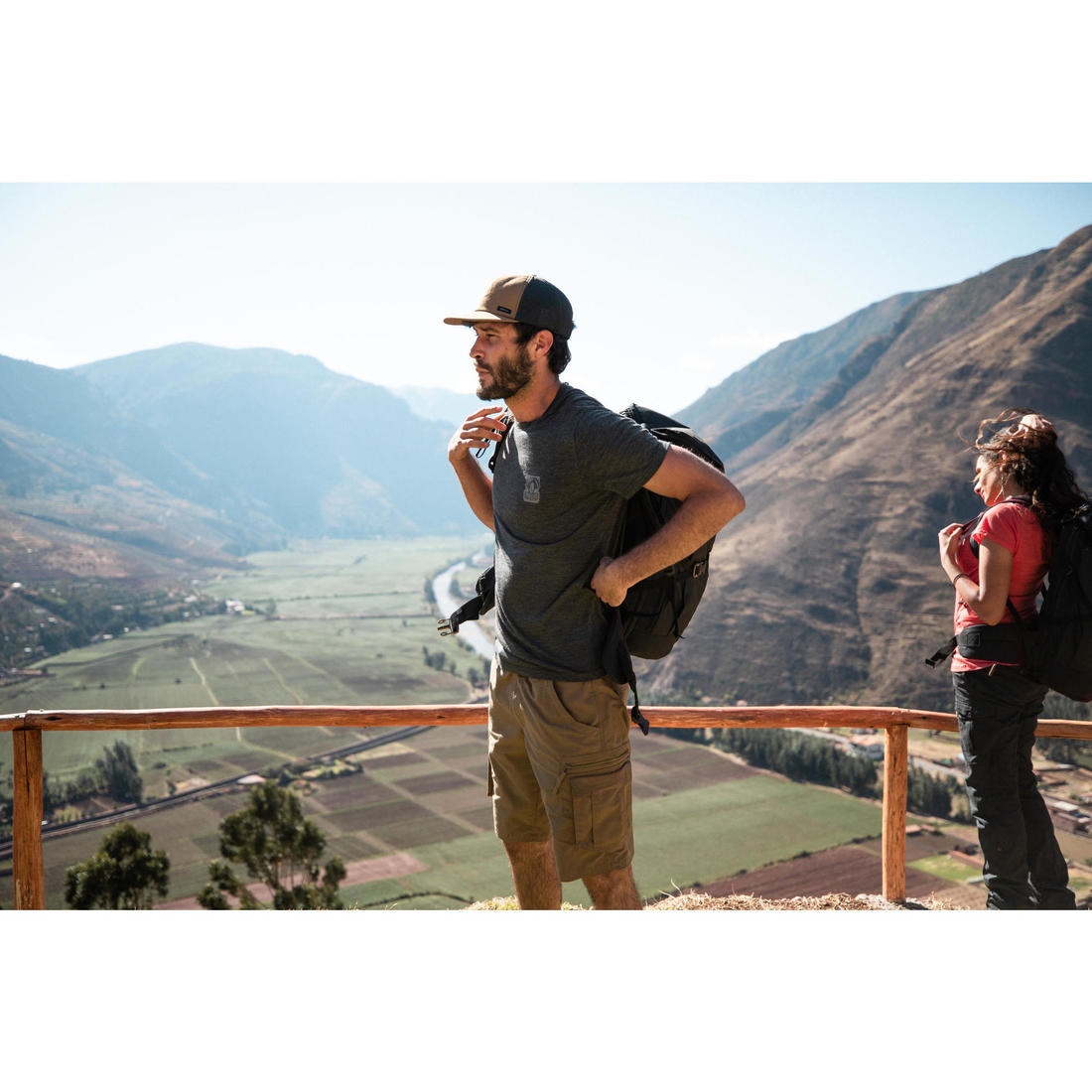 Short cargo de trek voyage - travel 500 homme