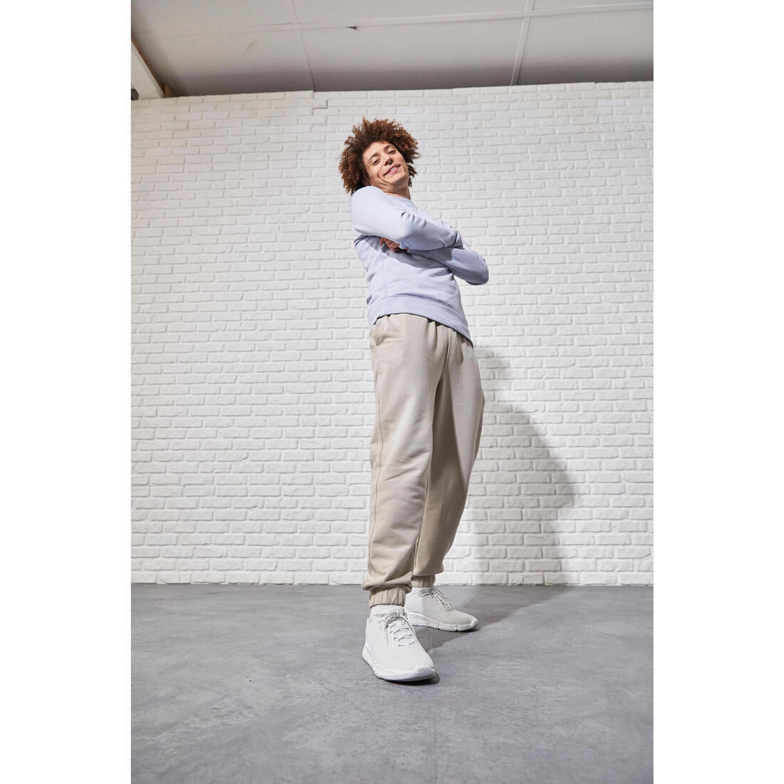 Pantalon jogging fitness regular homme