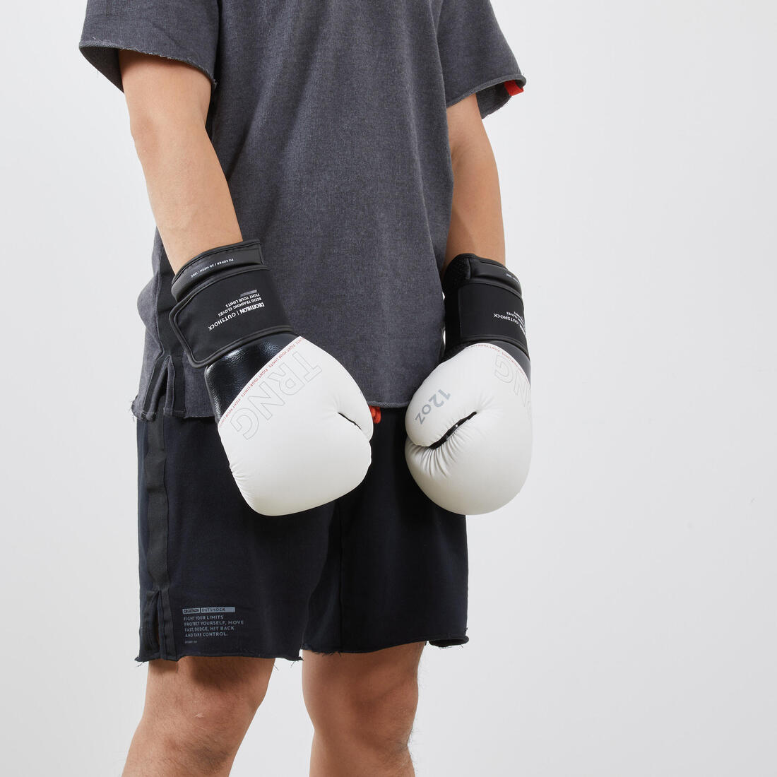 GANTS DE BOXE 120 NOIRS, GANTS D'ENTRAINEMENT