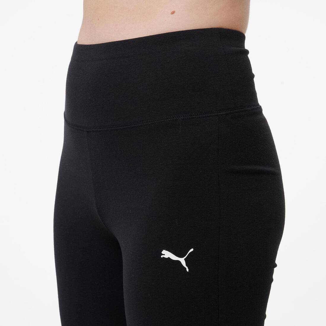 Legging en coton taille haute femme