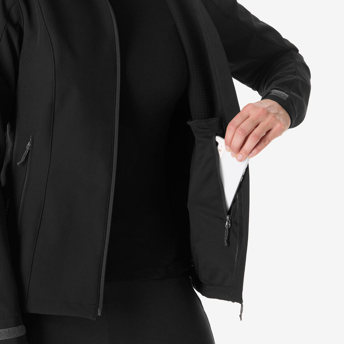 Veste softshell coupe-vent femme, MT500