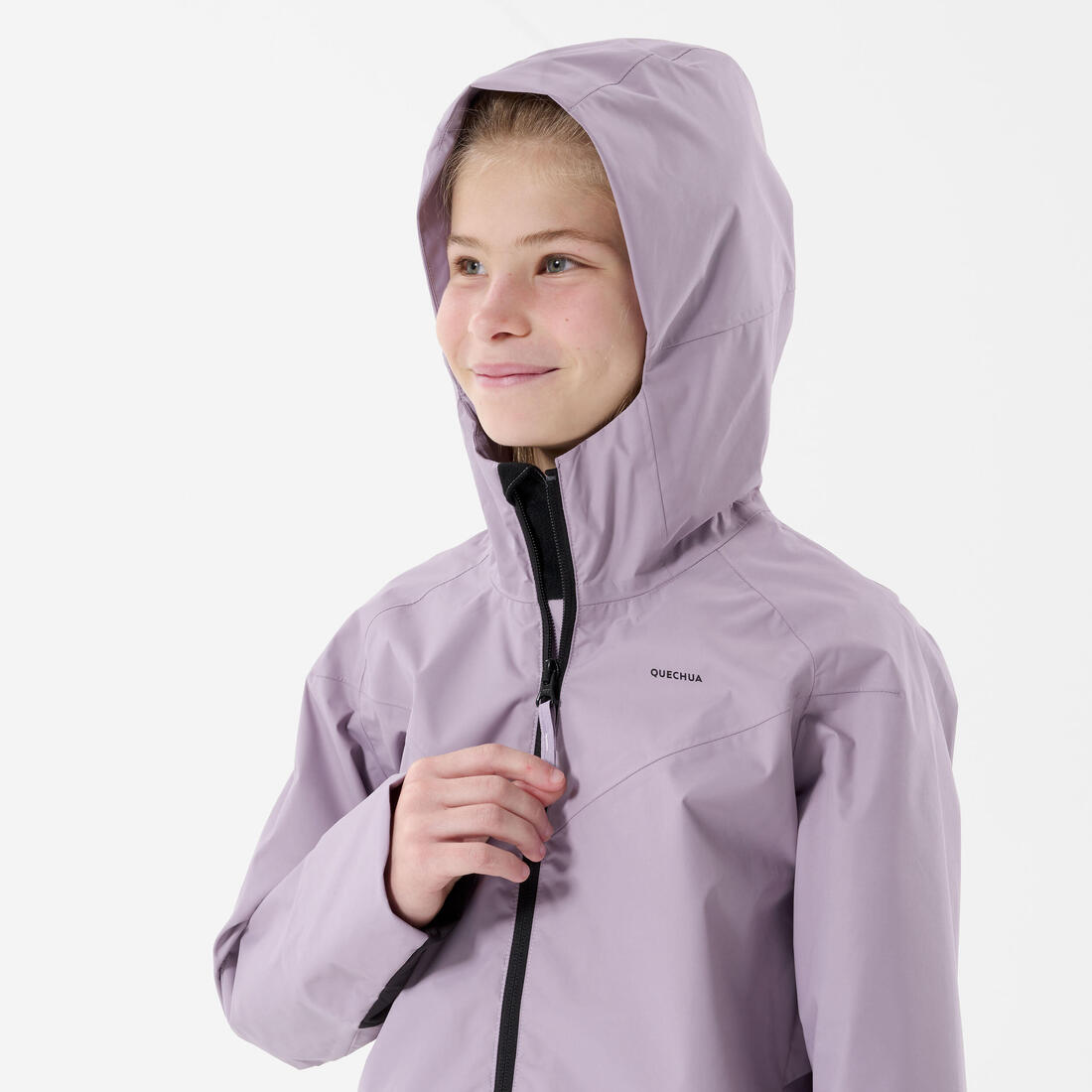 Veste imperméable de randonnée enfant, MH500 tw