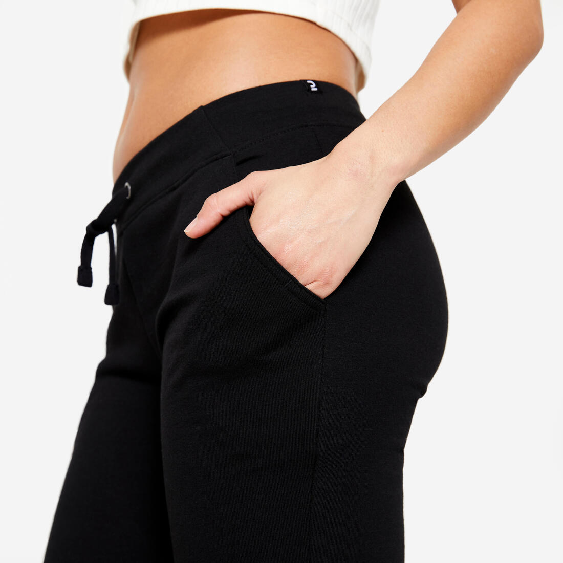 Pantalon Jogging Slim Fitness Femme - 500 gris