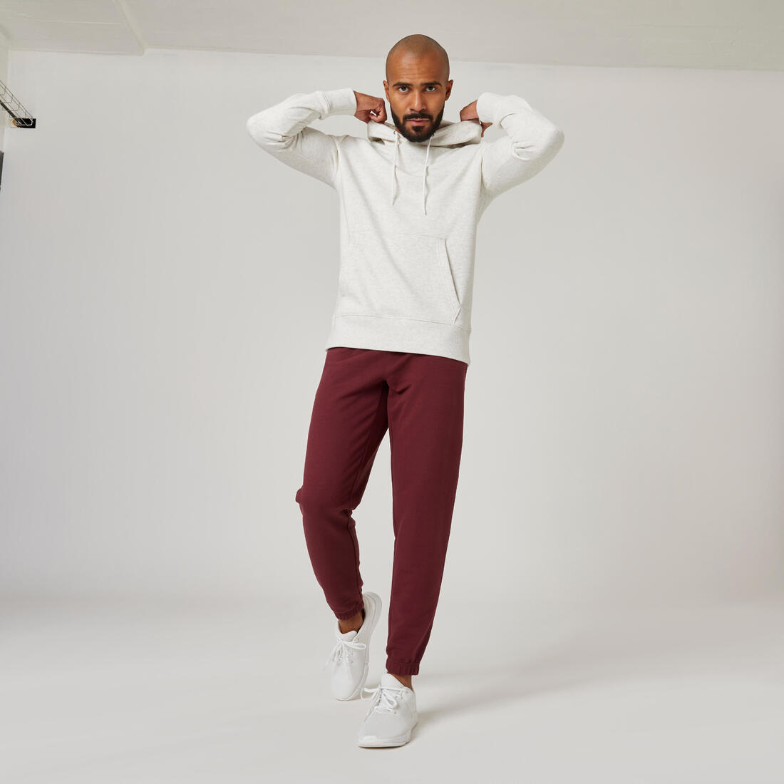 Pantalon jogging fitness regular homme