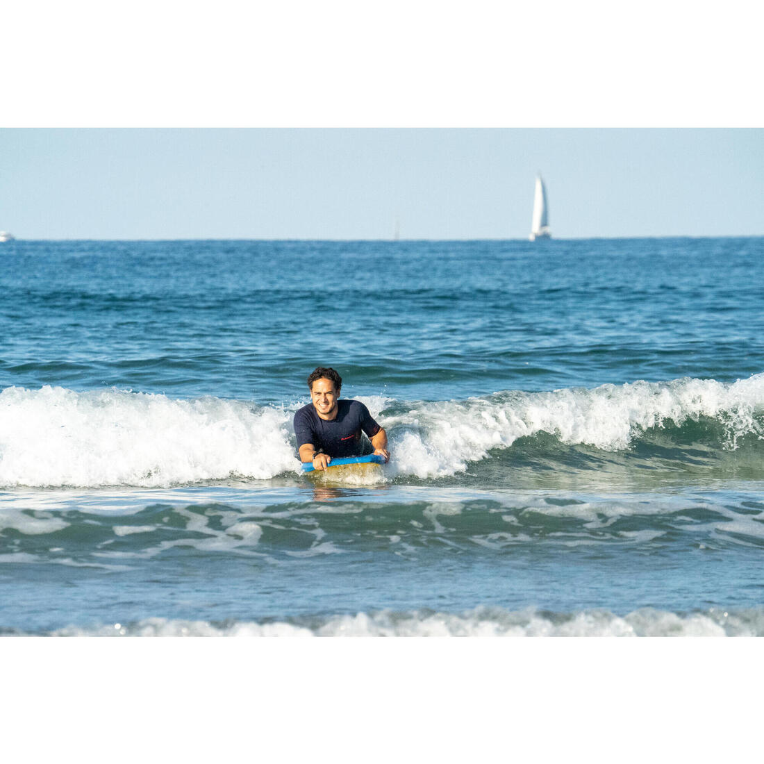 Bodyboard 100 avec leash poignet