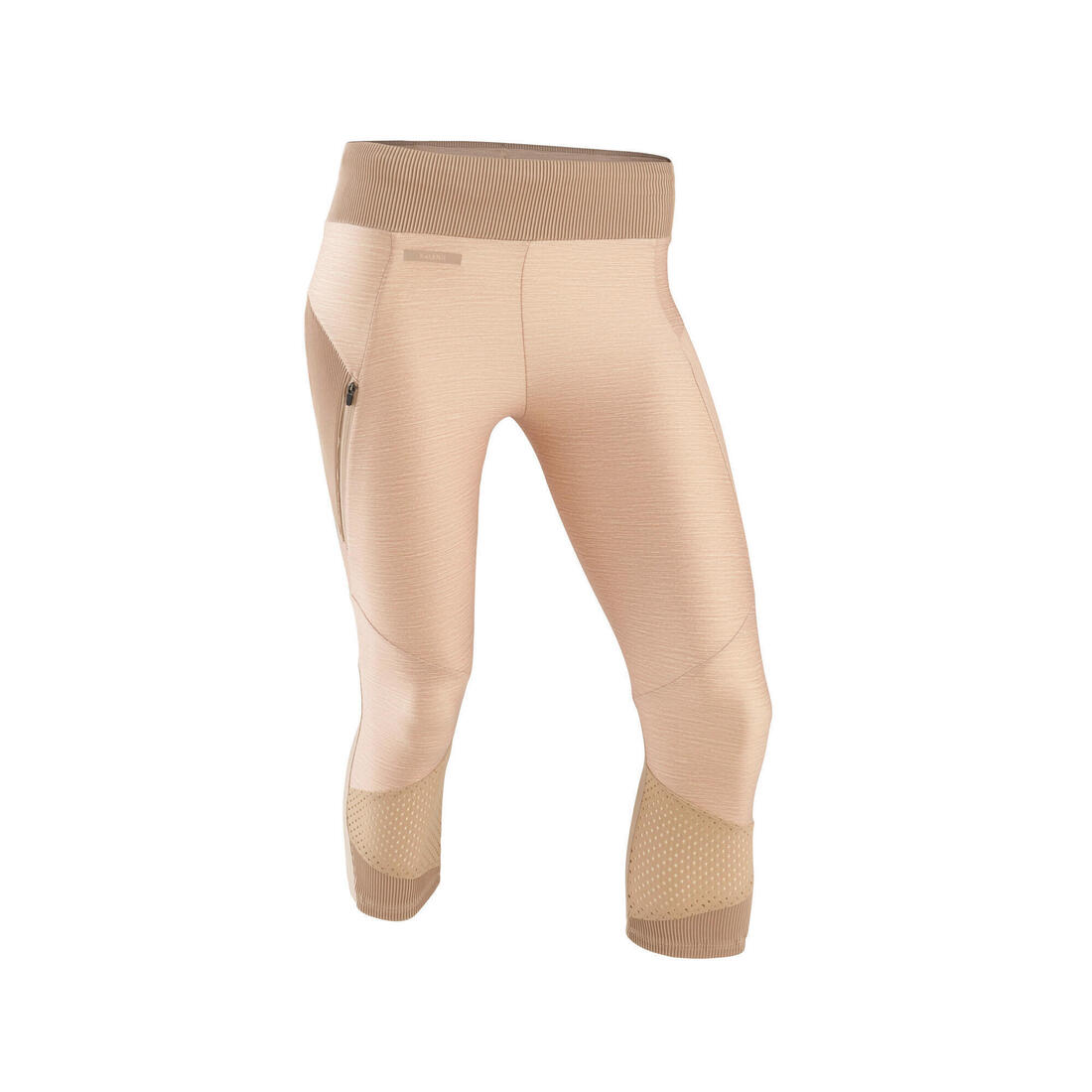 Legging court running respirant femme - Dry+ Feel noir