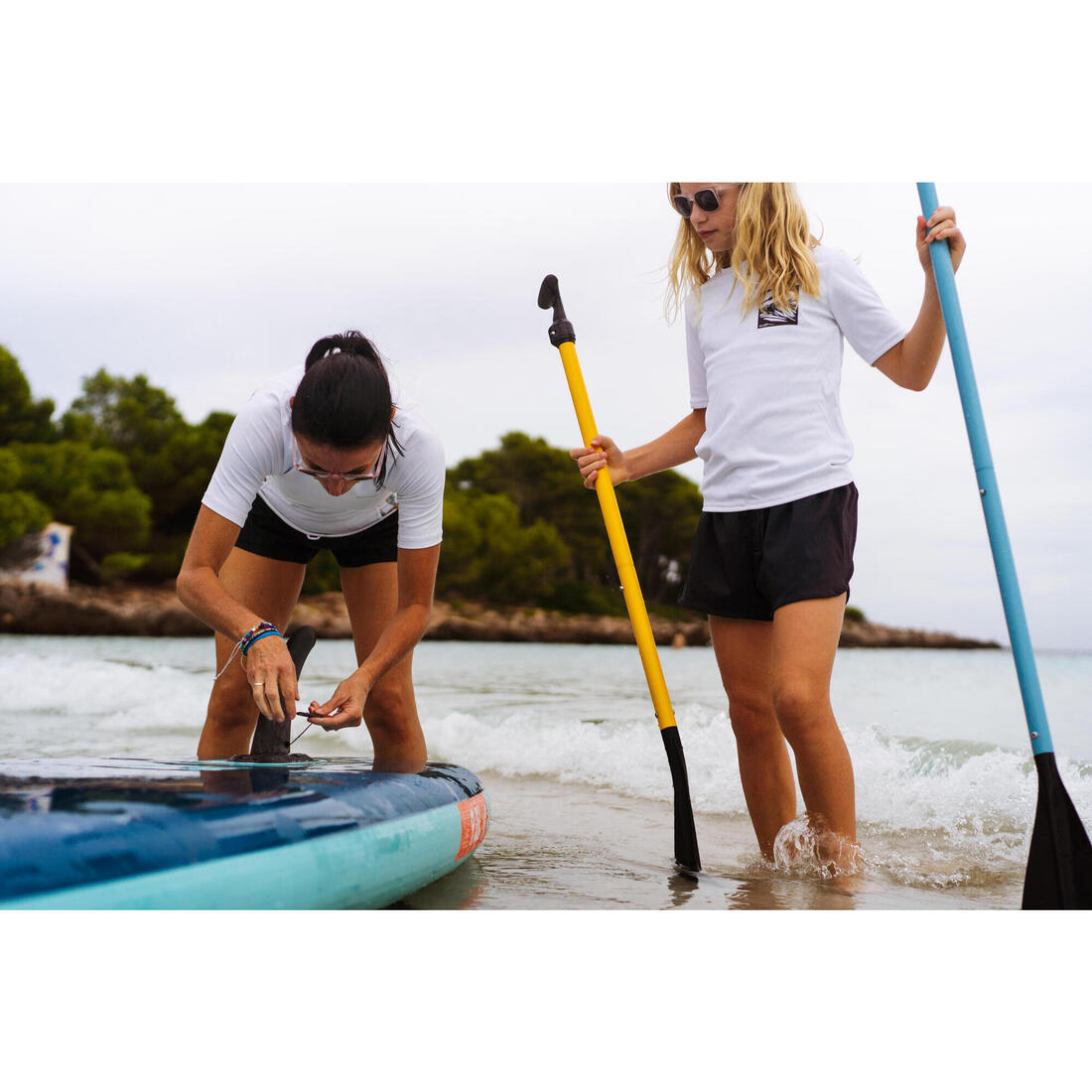 Pagaie de stand up paddle 100 en 3 parties - 165-205cm