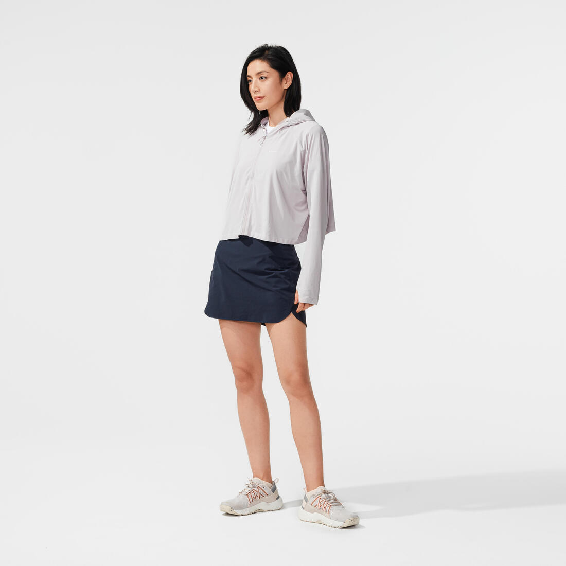 Jupe short de randonnée - nh500 - femme