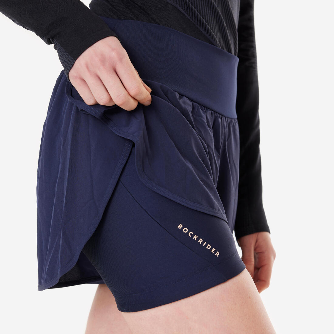 Short vtt expl 100 femme noir et
