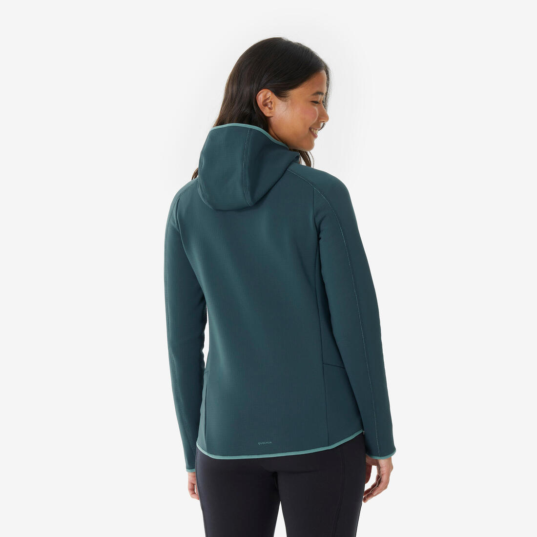 Polaire de randonnée montagne femme, MH500 full zip