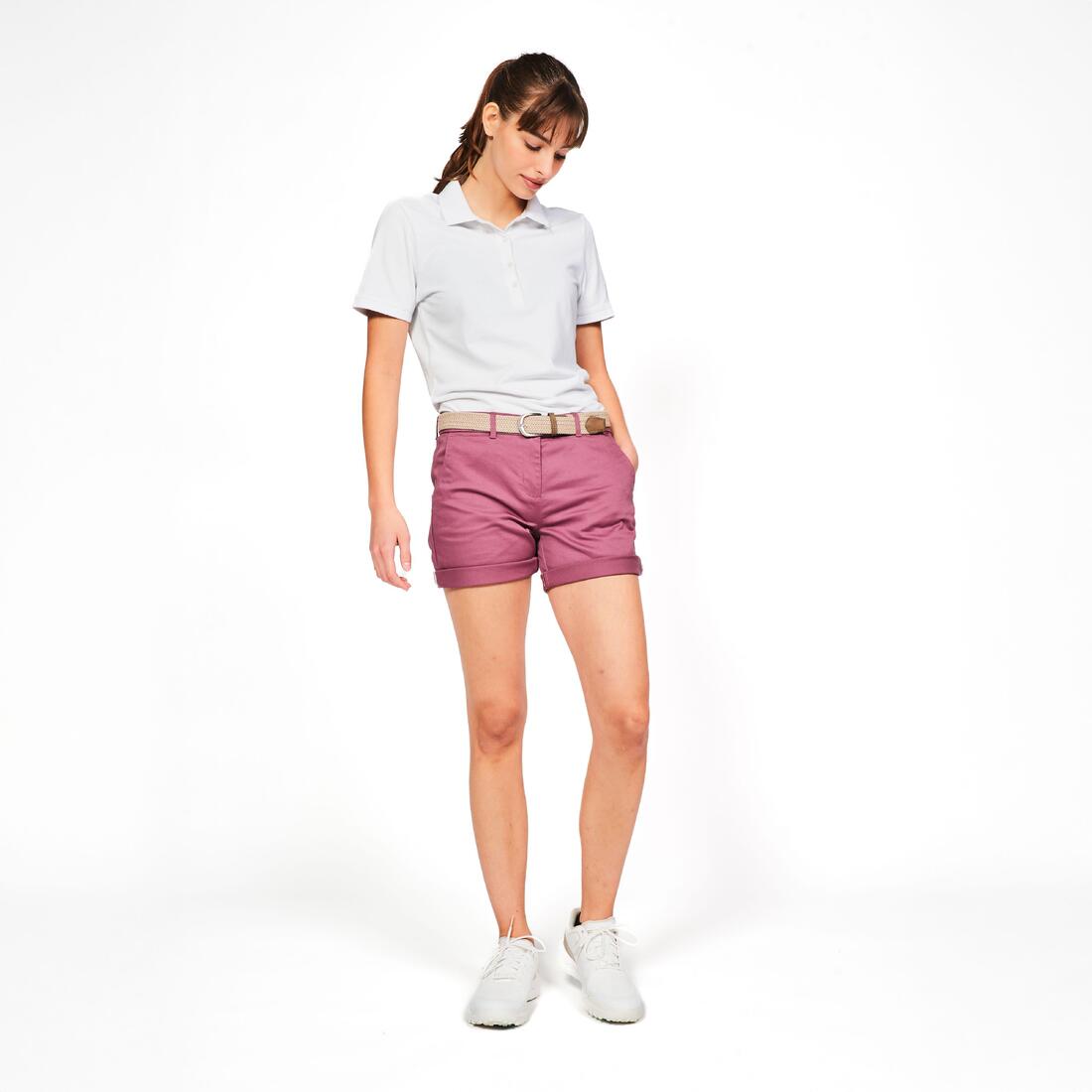Short chino coton golf Femme, MW500