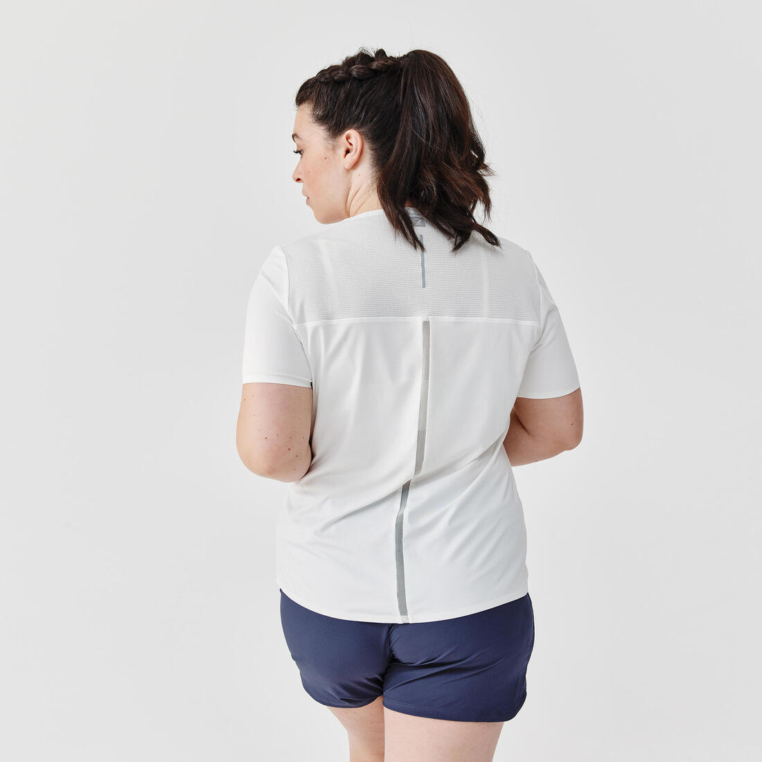 T-shirt respirant running femme - Dry+ Breath blanc