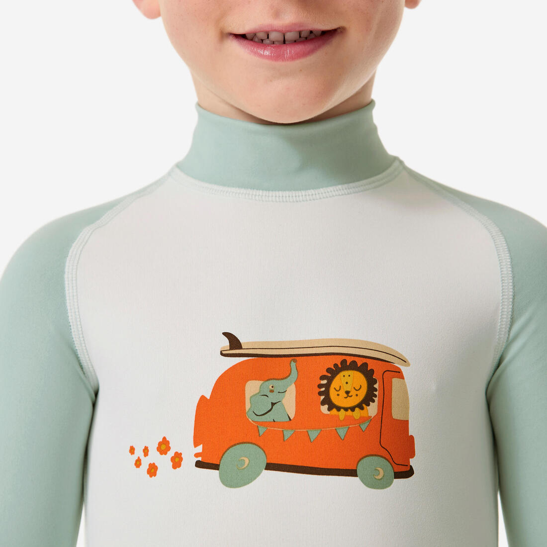 Combinaison de natation anti uv bébé / enfant manches longues imprimé