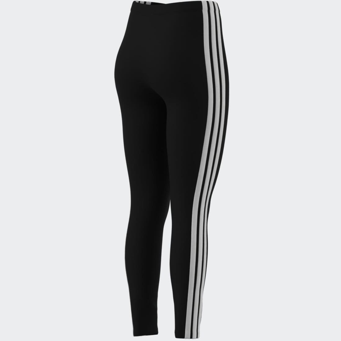 Legging en coton pour femme, noir