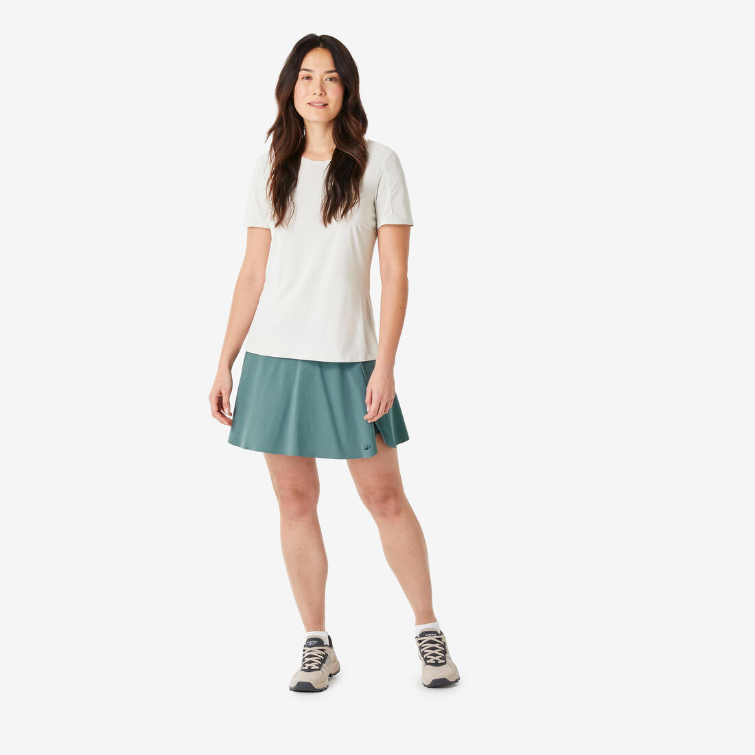 Jupe short de randonnée femme, MH500