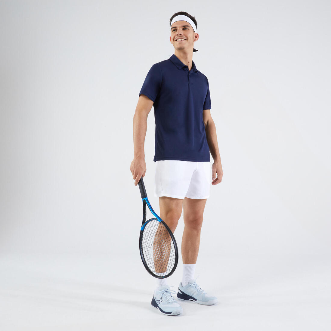 Polo de tennis manches courtes homme, Essential
