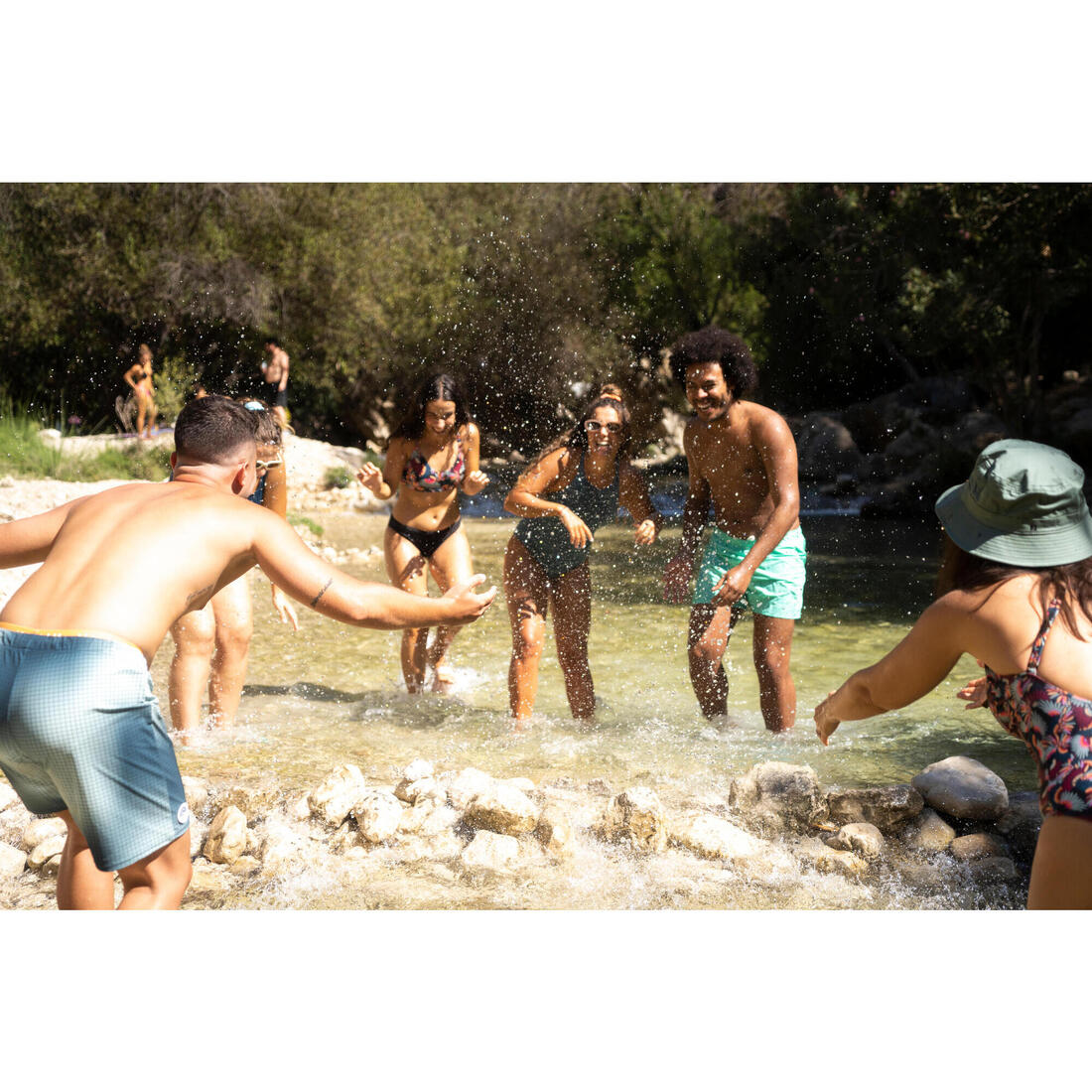 Haut de maillot de bain de natation femme lila ara