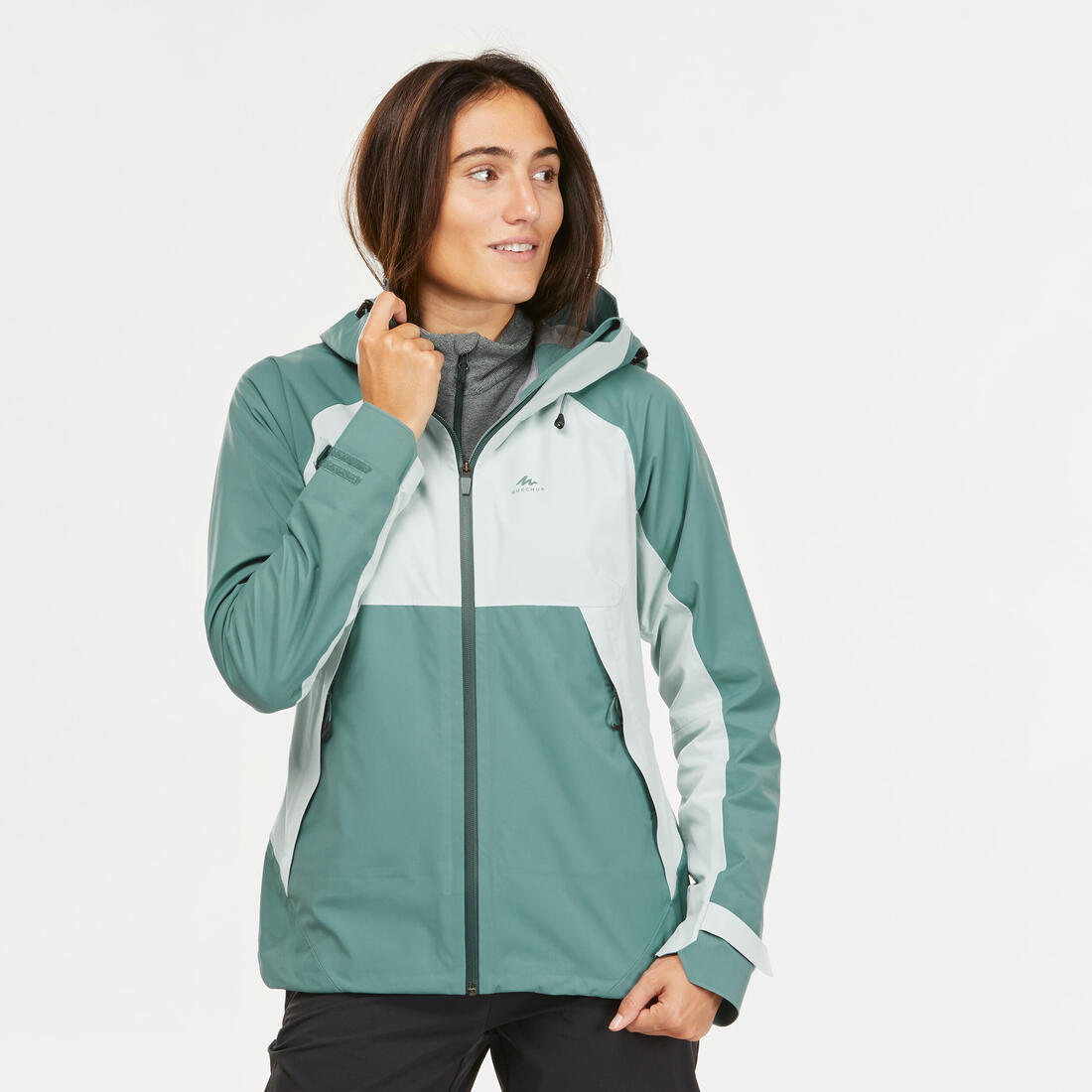 Veste imperméable de randonnée montagne - MH500 Femme