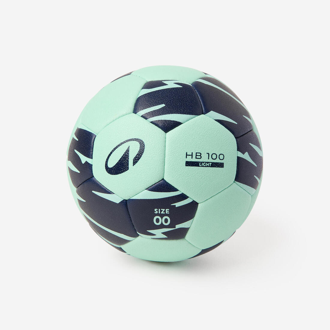 Ballon de handball taille 00, HB 100 light vert / bleu