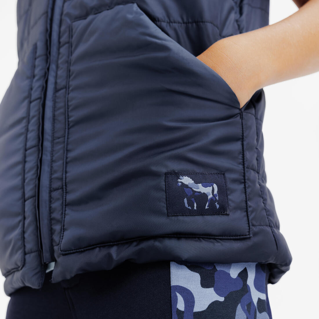 Doudoune équitation sans manche Enfant MAGIC