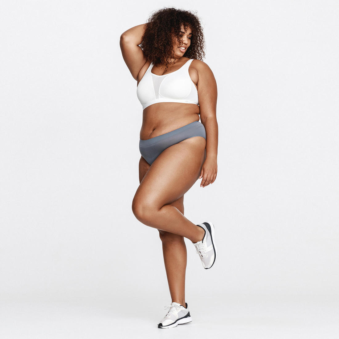 Brassière bretelles croisables maintien fort femme
