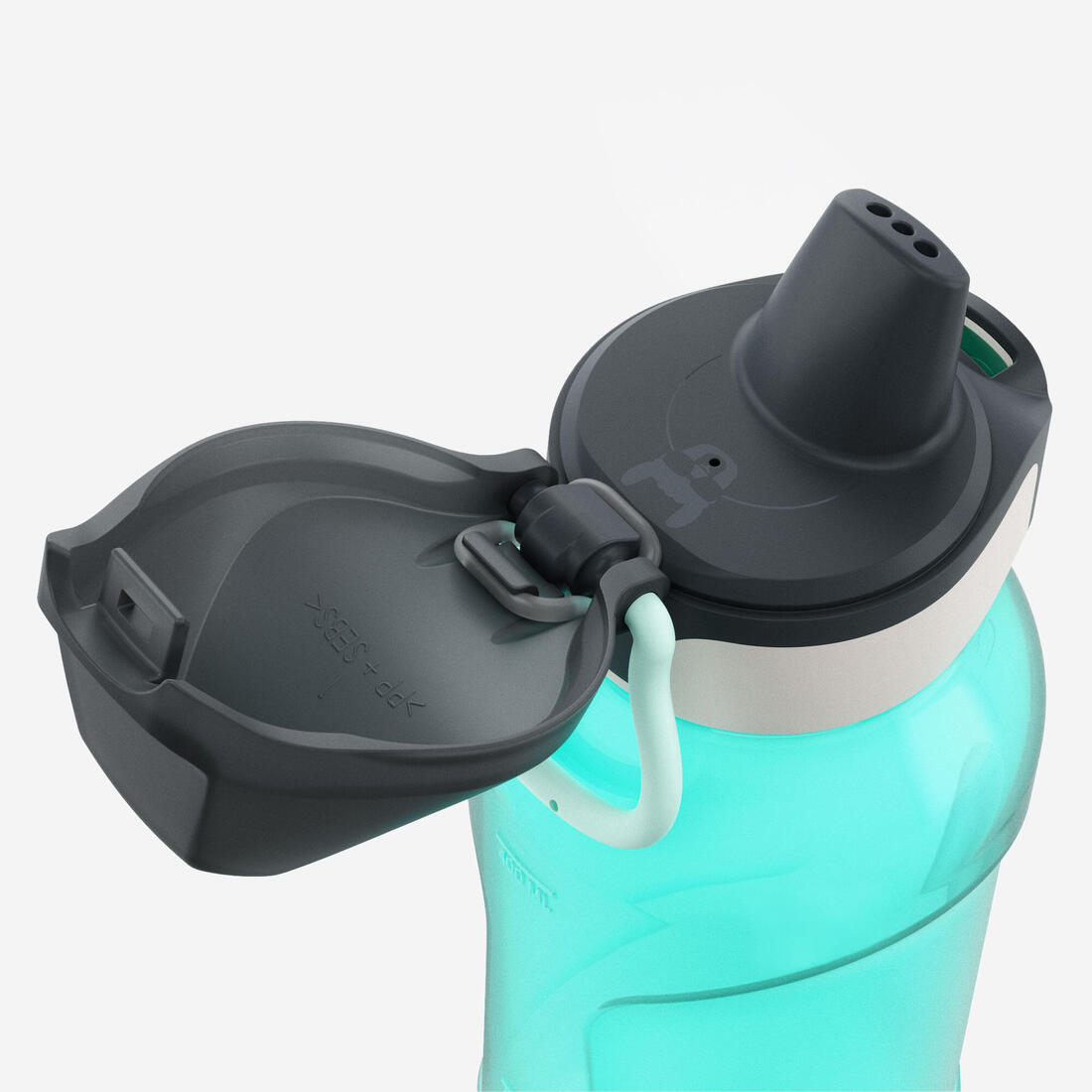 Gourde 500 enfant 0,5l Ecozen® avec bouchon instantané pour la randonnée
