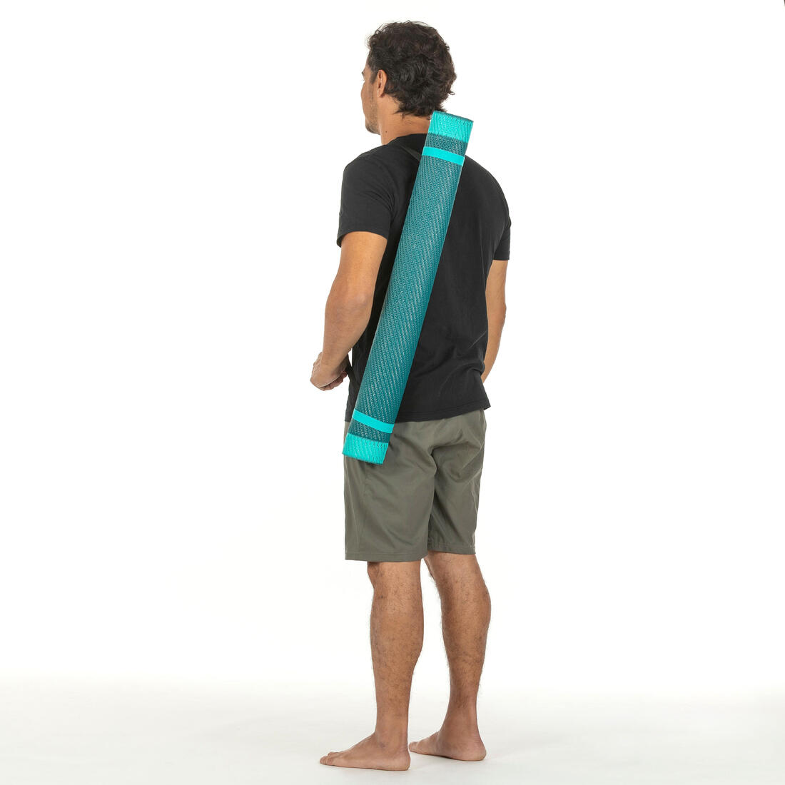 Natte de plage turquoise bleu
