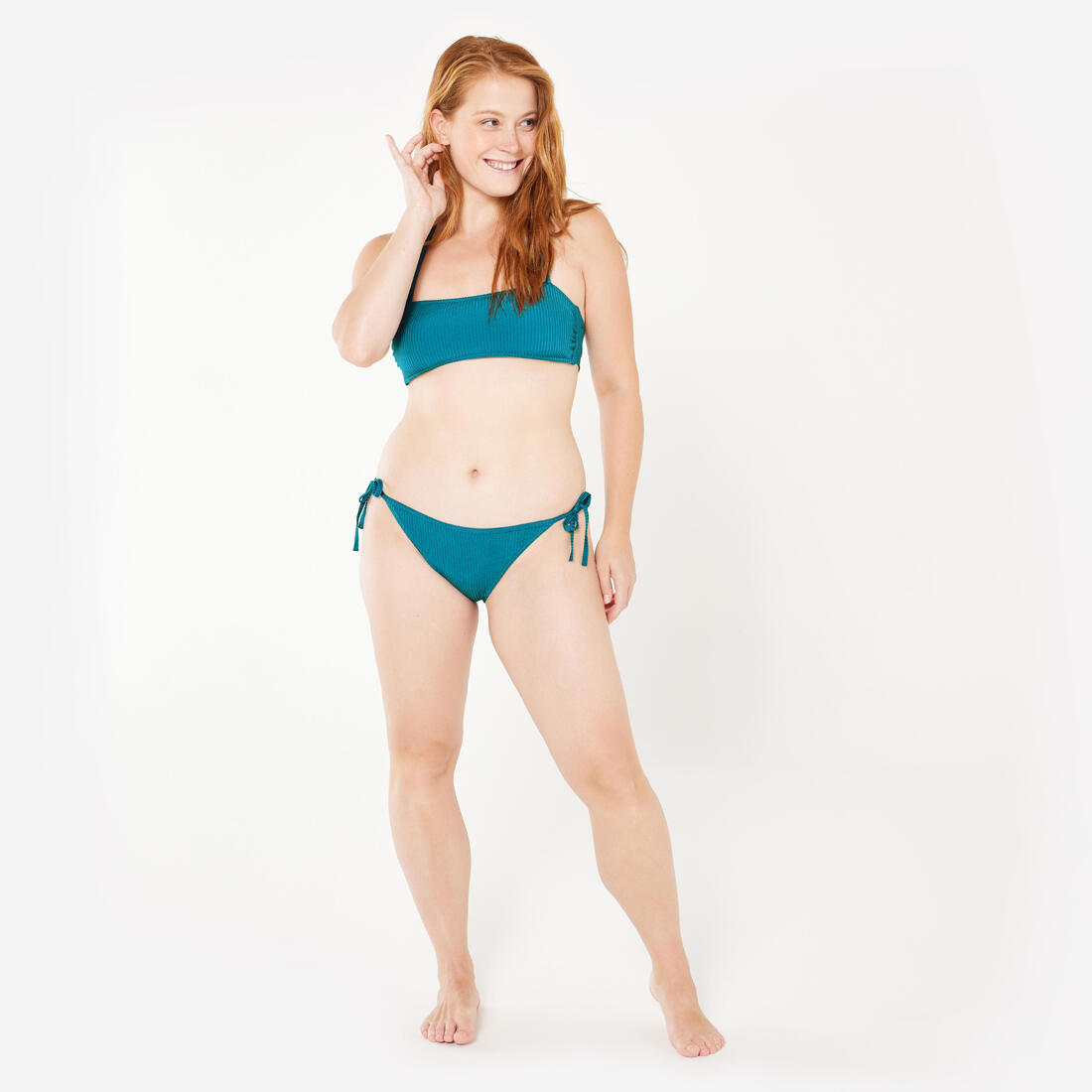 Haut de maillot de bain bandeau laura salty avec coques amovibles