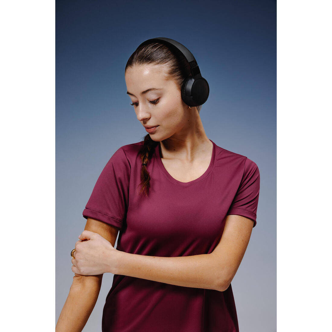 T-shirt fitness manches courtes femme
