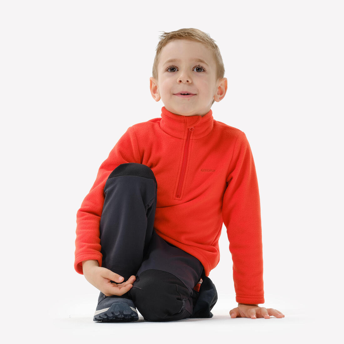Polaire de randonnée enfant 2-6 ans, MH100 demi zip