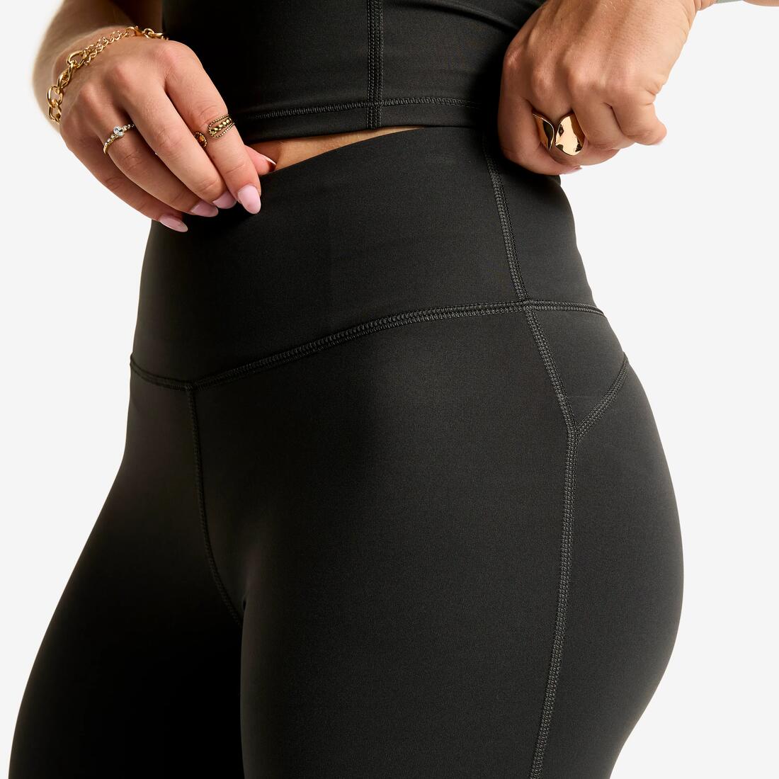 Legging de sport flare et taille haute femme, Shape