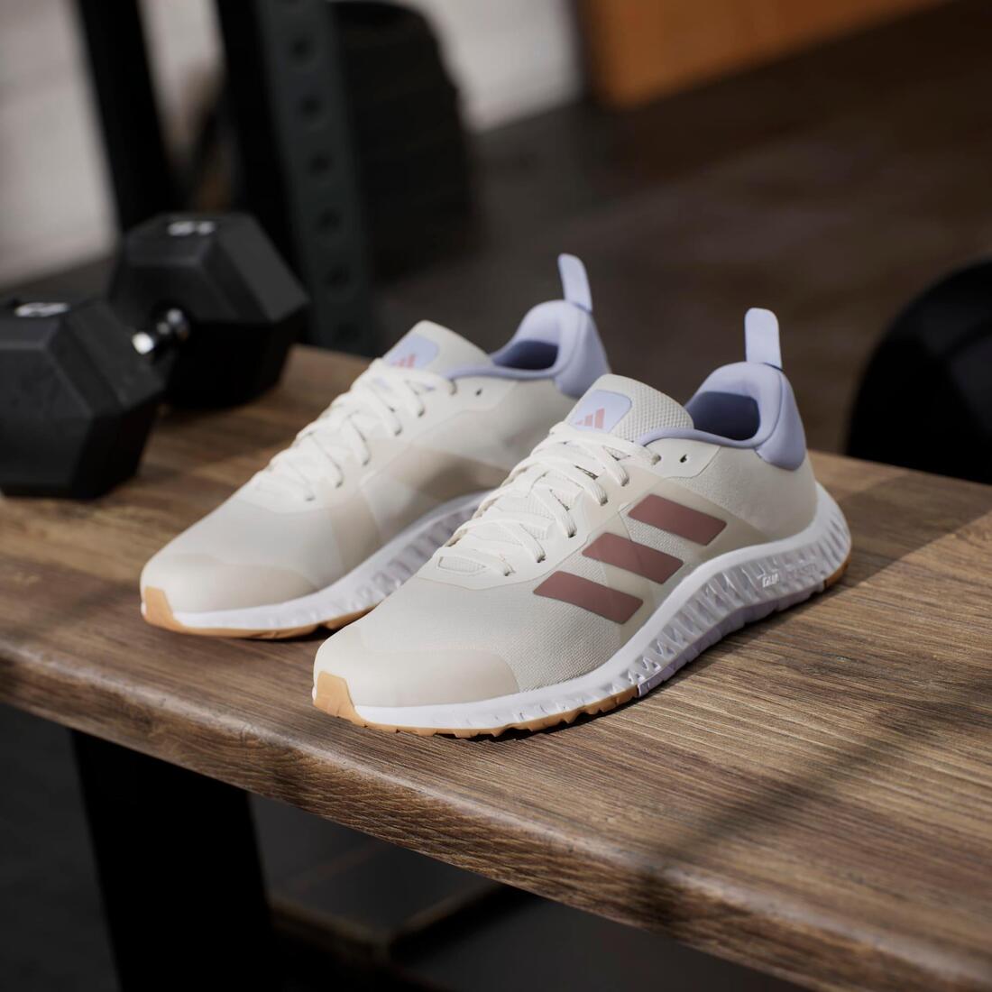Chaussures Everyset de fitness femme, beige et violet