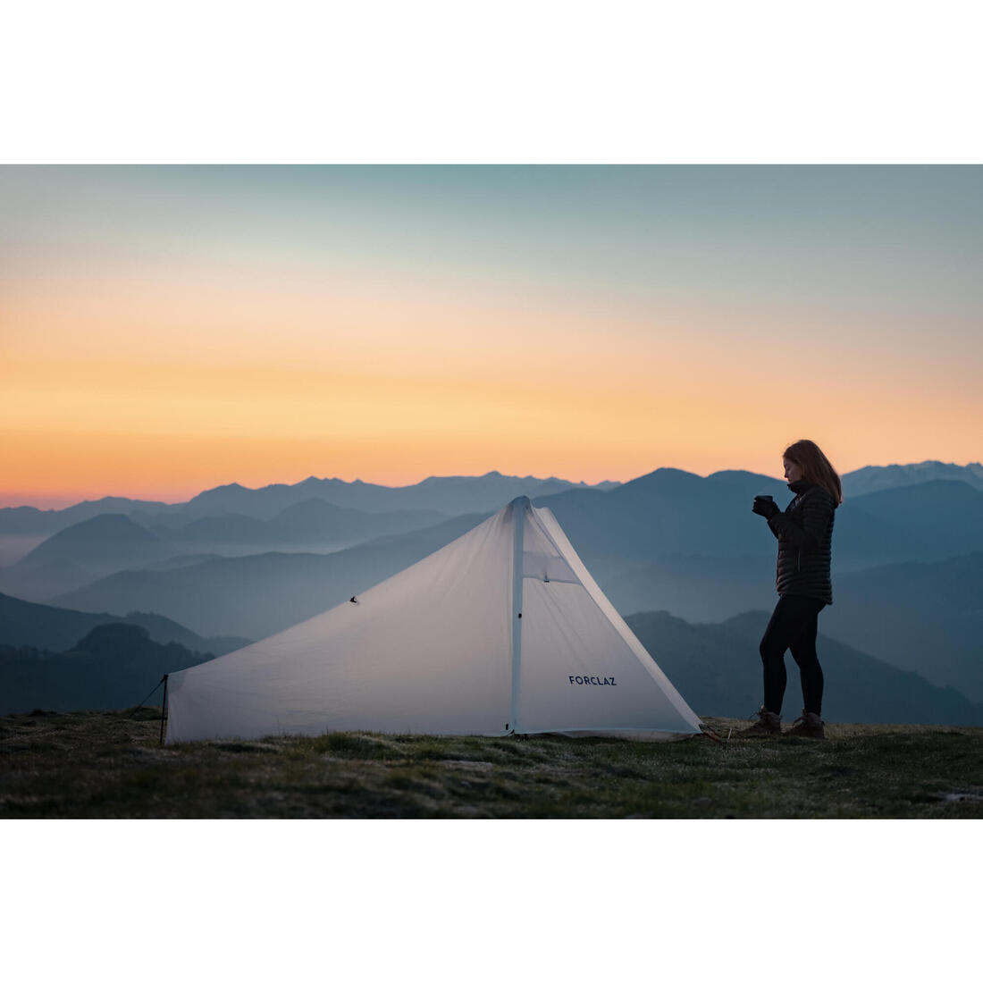 Tente tarp de trekking - 2 places - mt900