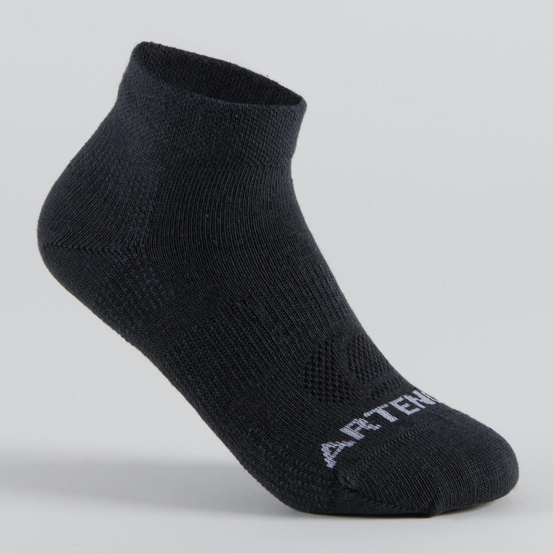 CHAUSSETTES DE SPORT ENFANT MI-HAUTES RS 160 BLANC MARINE LOT DE 3