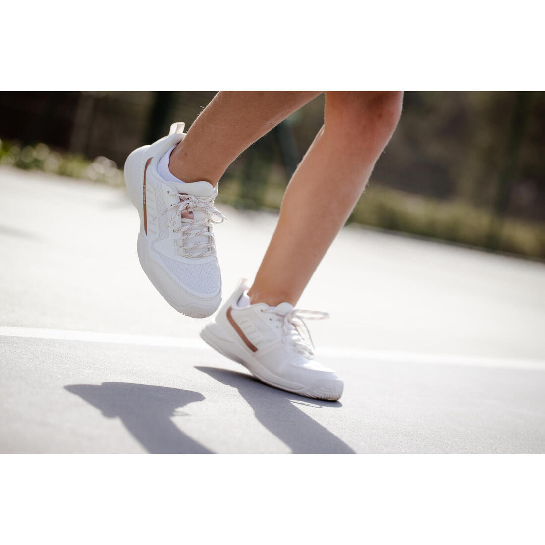 CHAUSSURES TENNIS ENFANT - TS500 FAST JR LACE SHINE