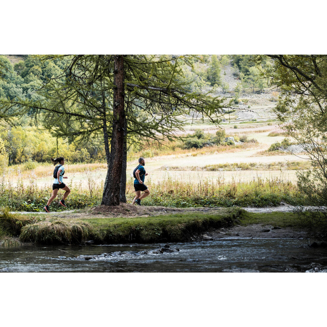 T-shirt de trail running résistant Homme - KIPRUN Run 500 Graph