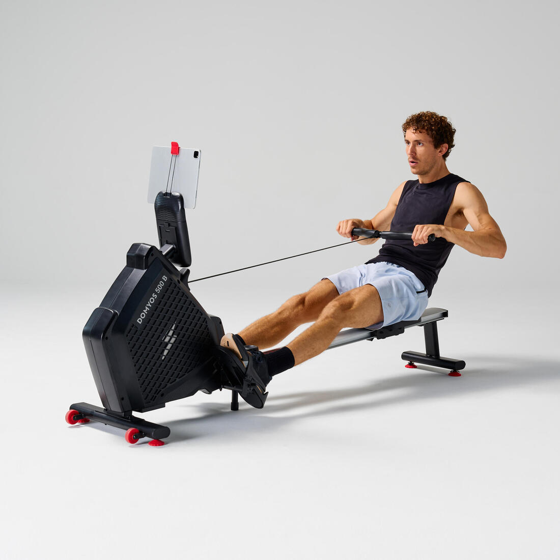 Rameur d'entraînement connecté, 500B, garanti par Decathlon