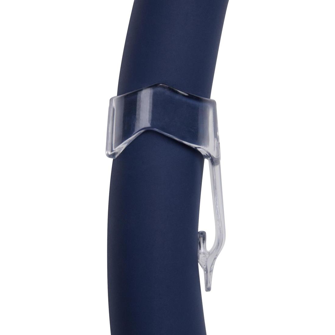 Tuba plongée - 500 souple bleu