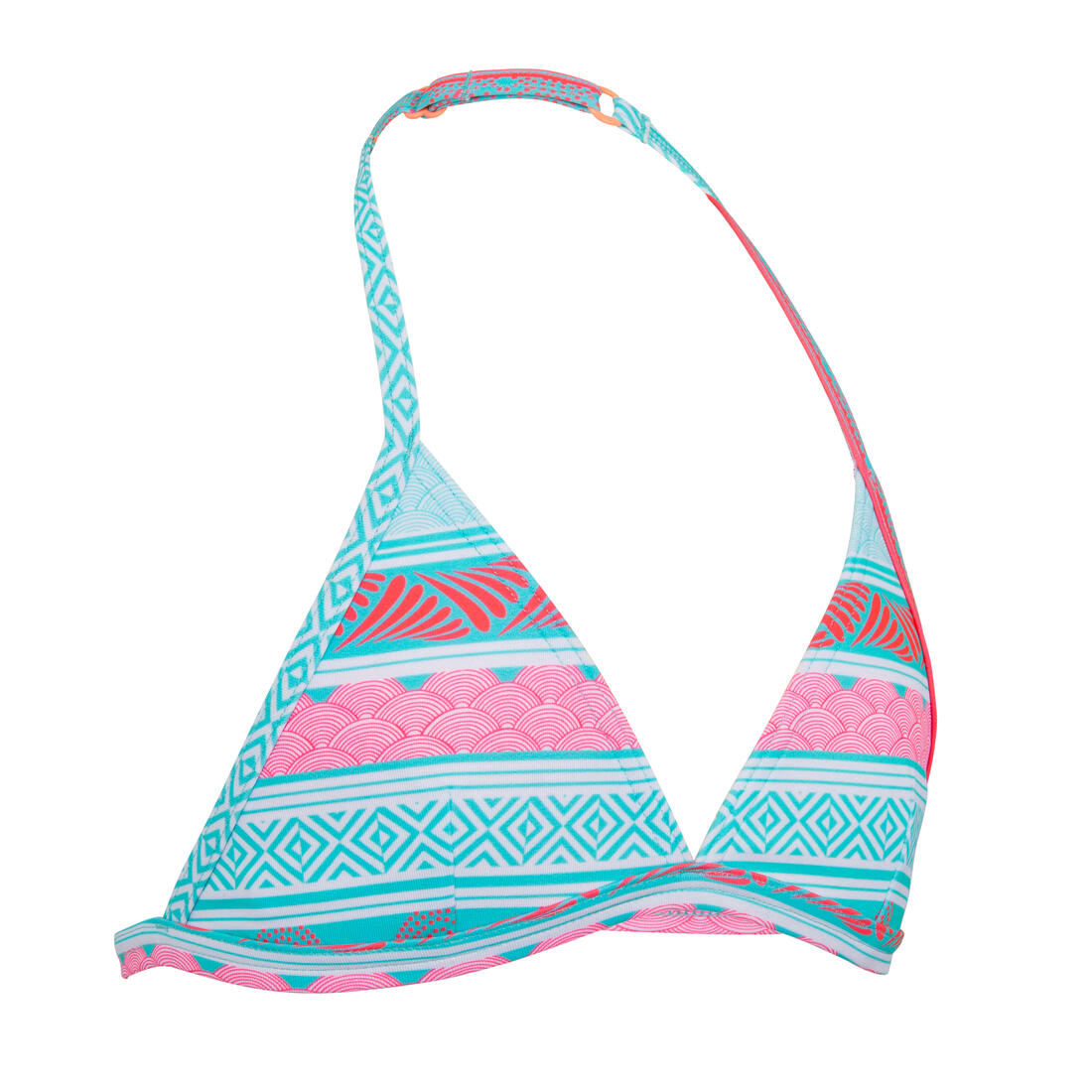HAUT DE MAILLOT DE BAIN FILLE TRIANGLE TEA 100