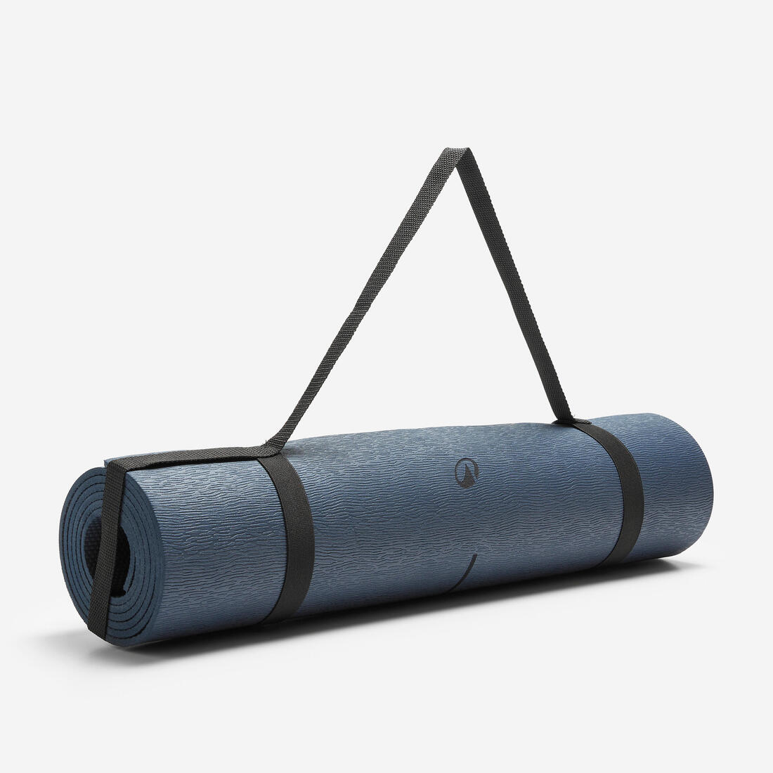 Tapis de yoga débutant adhérence et confort 5mm, bleu foncé