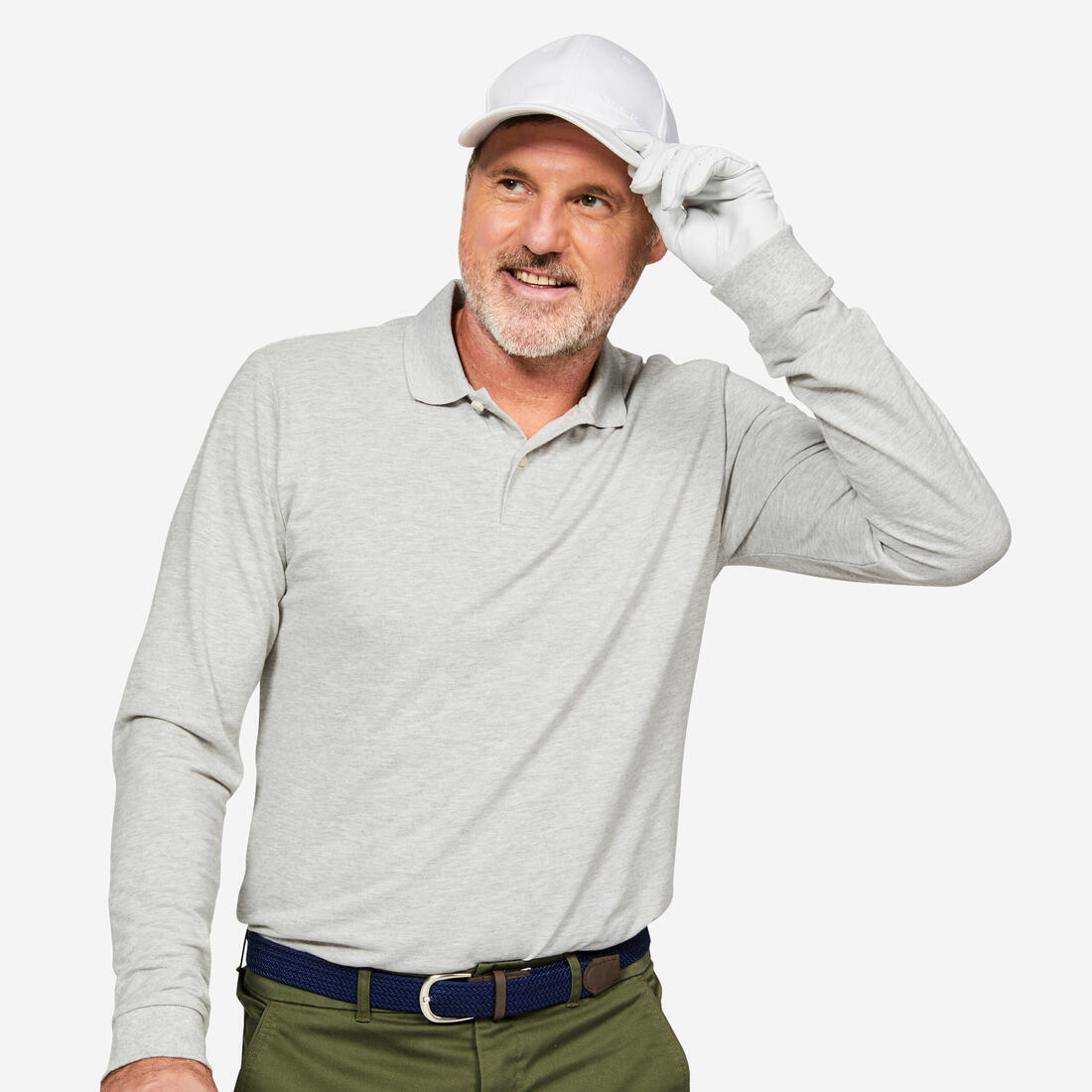 Polo golf manches longues homme - mw500